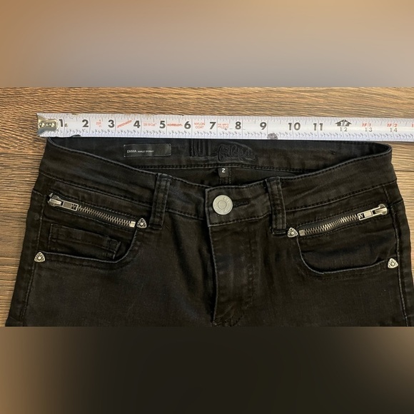 Kut From The Kloth Emma Ankle Skinny Jeans Women Size 2 Black - Picture 5 of 10